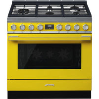 Smeg-Yellow-Dual Fuel CPF36UGMYW