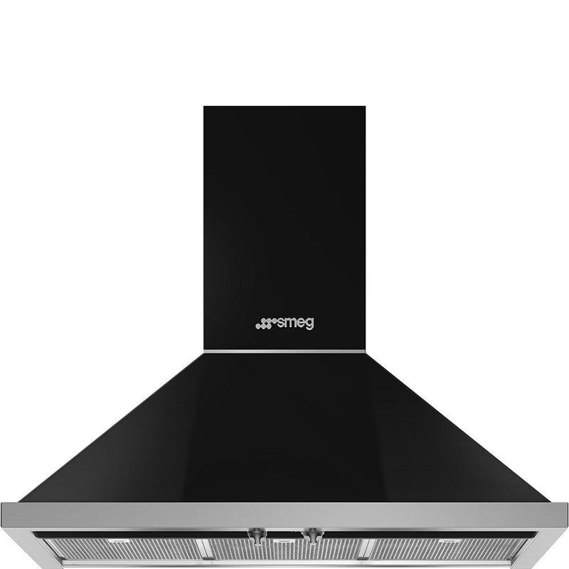 Smeg 36"Portofino Hood Black - KPF36UBL
