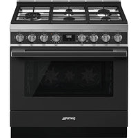 Smeg 36" Portofino Range Anthracite - CPF36UGGAN