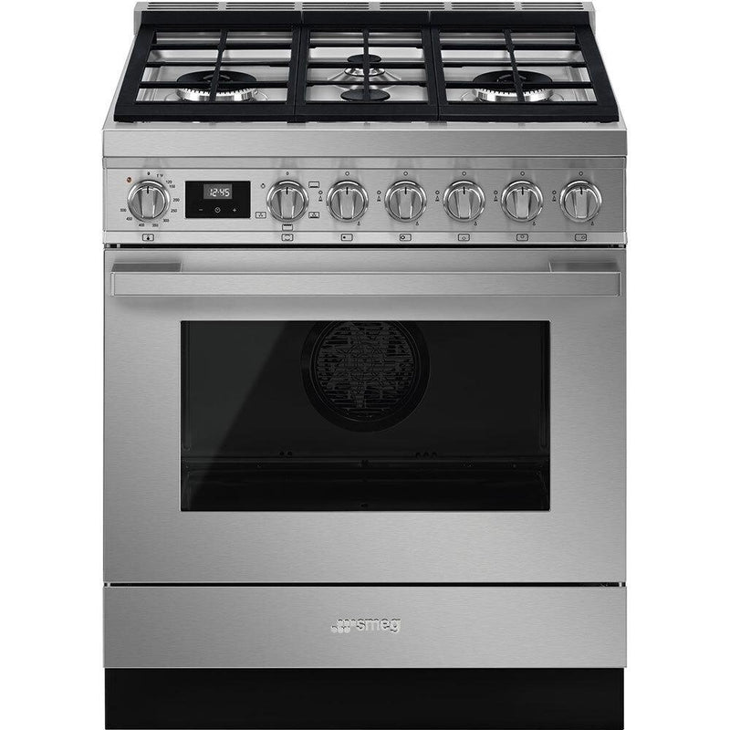 Smeg Portofino 30' Gas Range Stainless steel - CPF30UGGX
