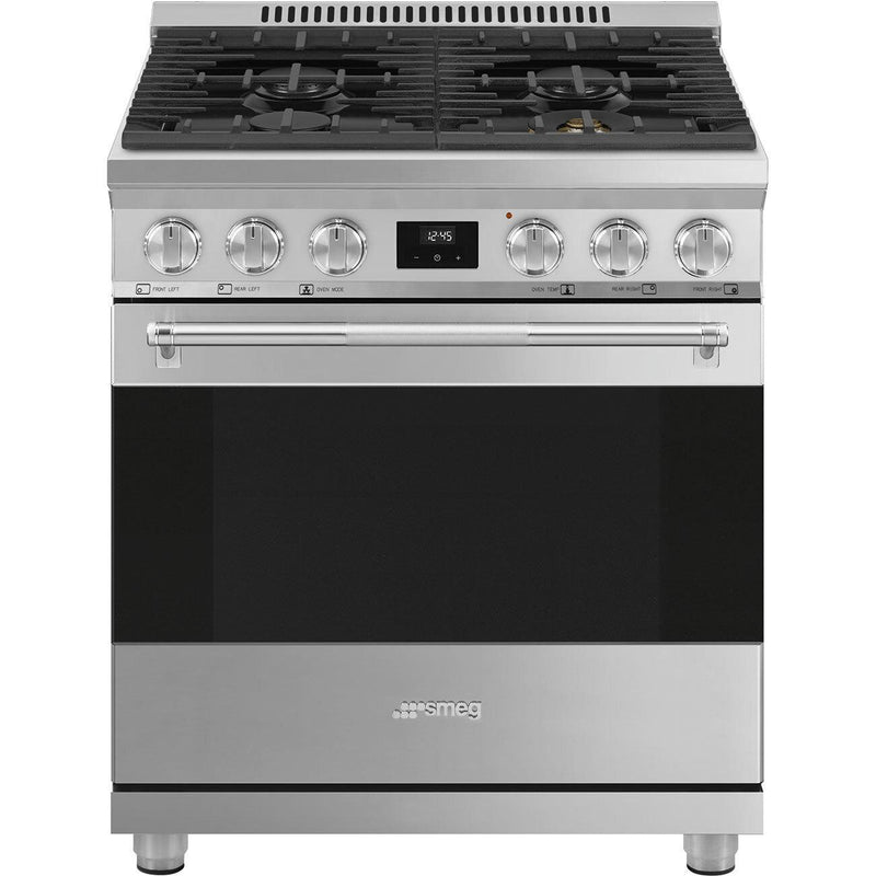 Smeg 30" Pro Gas Range Stainless steel - SPR30UGGX