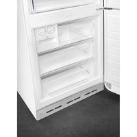 Smeg 28" Btmt Refrigerator White - FAB38URWH