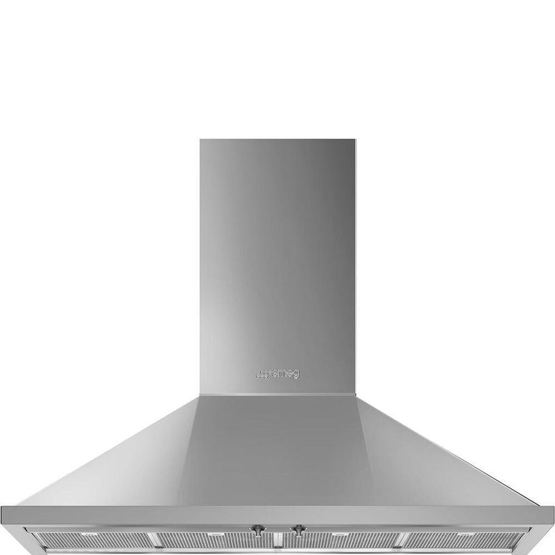 Smeg 48"  Portofino Wall Hood Stainless steel - KPF48UX