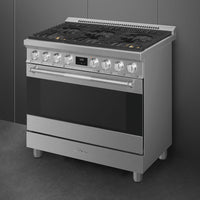 Smeg-Stainless Steel-Dual Fuel-SPR36UGMX