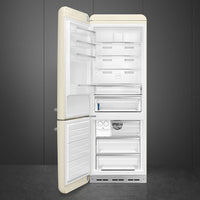 Smeg 28" Refrigerator Bottom Mount Cream - FAB38ULCR