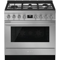 Smeg Portofino 36' Gas Range Stainless steel - CPF36UGGX