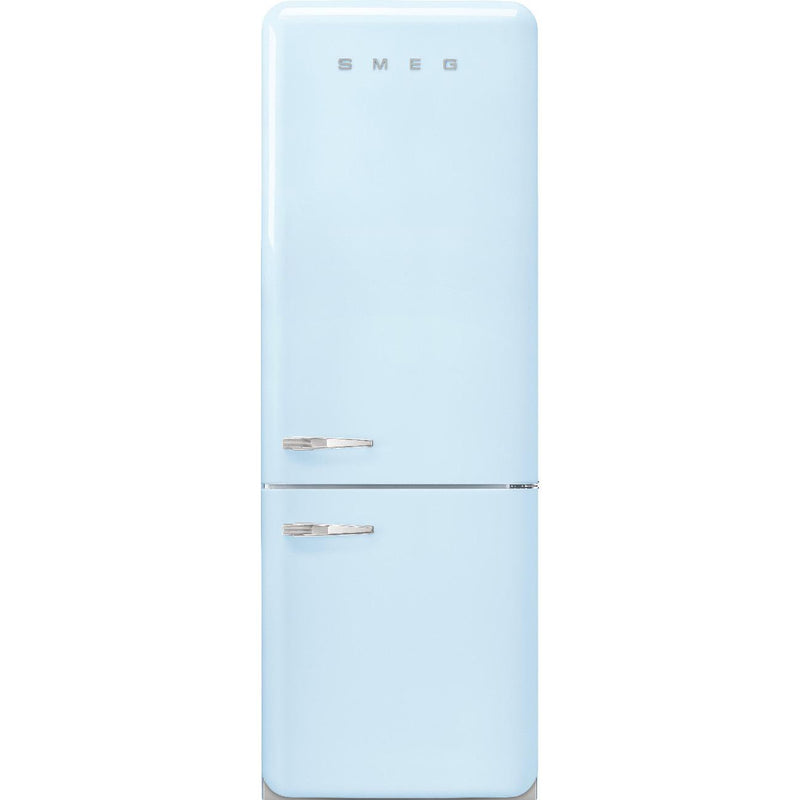 Smeg 28" Btmt Refrigerator Pastel blue - FAB38URPB