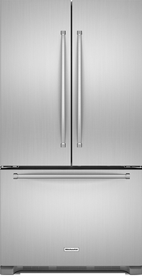 KitchenAid-Stainless Steel-French 3-Door-KRFC302ESS