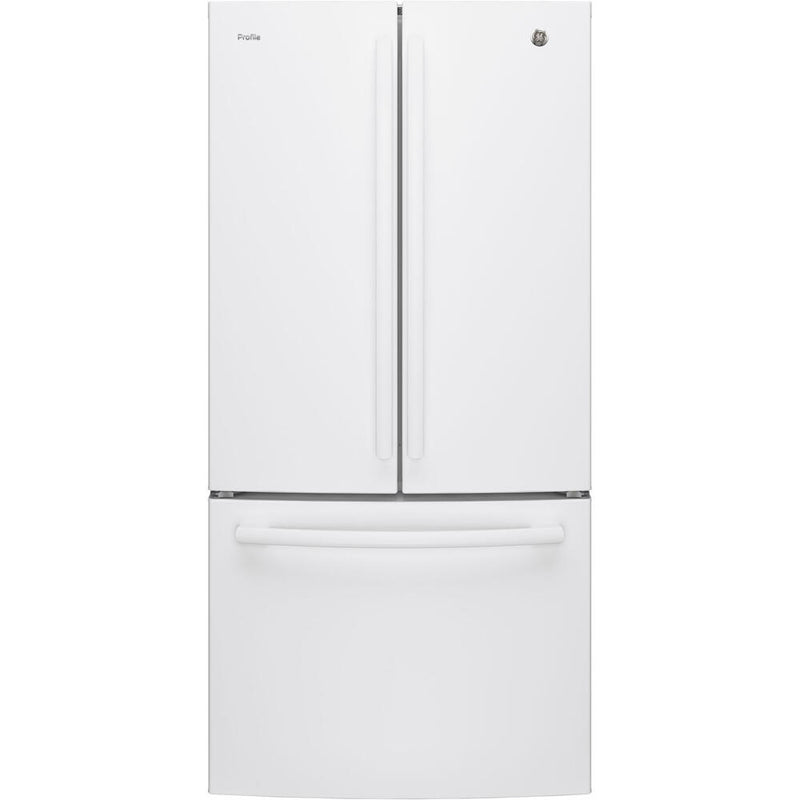 GE White Refrigerator-PNE25NGLKWW