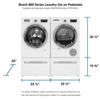 Bosch-White-Front Loading-WAW285H2UC