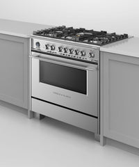 Fisher & Paykel-Stainless Steel-Dual Fuel-OR36SCG6X1