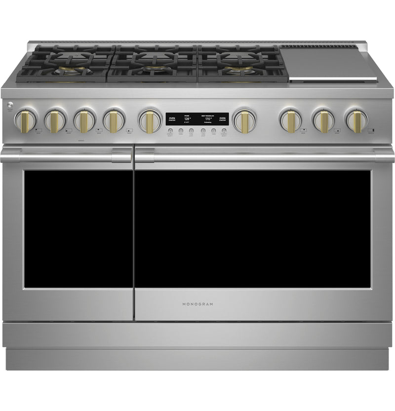 Monogram 48" Dual-Fuel Professional Range - ZDP486NDTSS