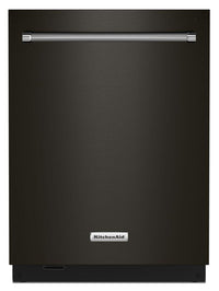 KitchenAid-Black Stainless-Top Controls-KDTM604KBS