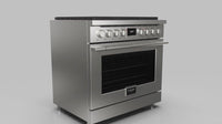 Fulgor Milano-Stainless Steel-Dual Fuel-F4PDF366S1