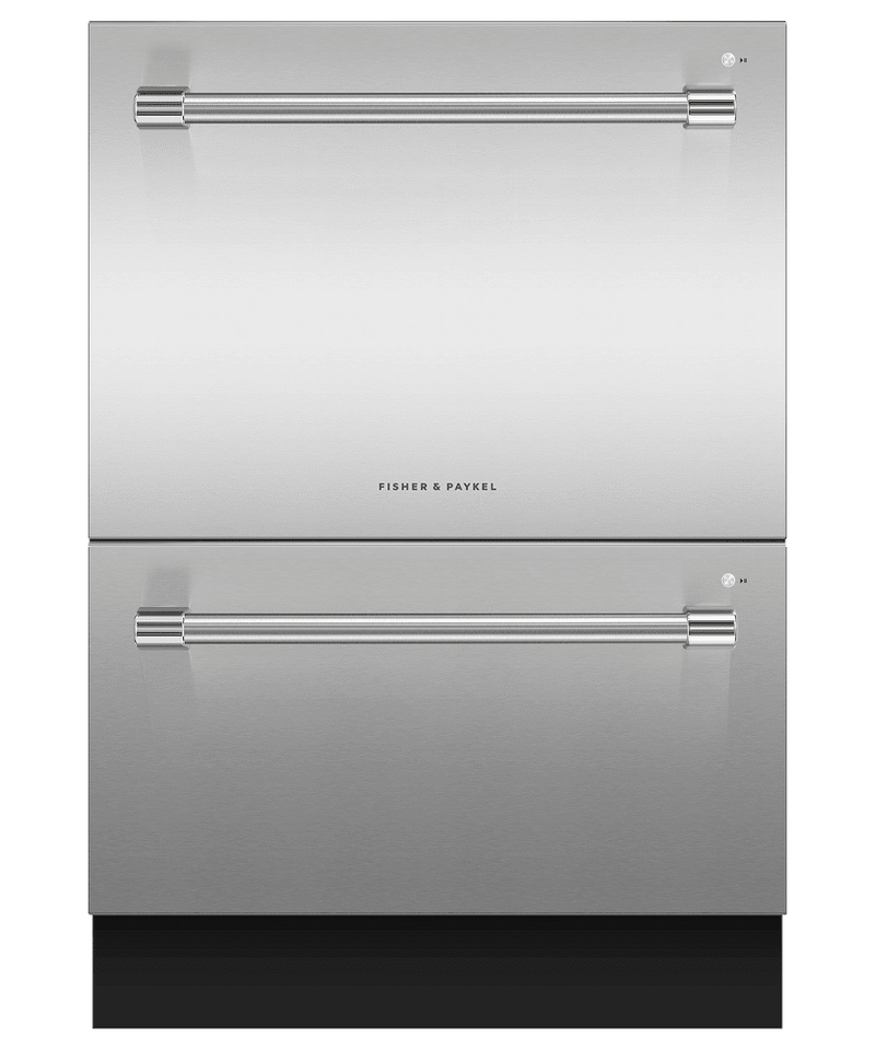 Fisher & Paykel-Stainless Steel-Top Controls Double Drawer-DD24DV2T9N