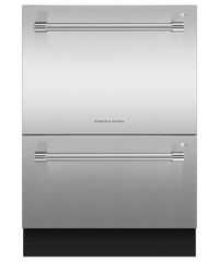 Fisher & Paykel-Stainless Steel-Top Controls Double Drawer-DD24DV2T9 DD24DV2T9N