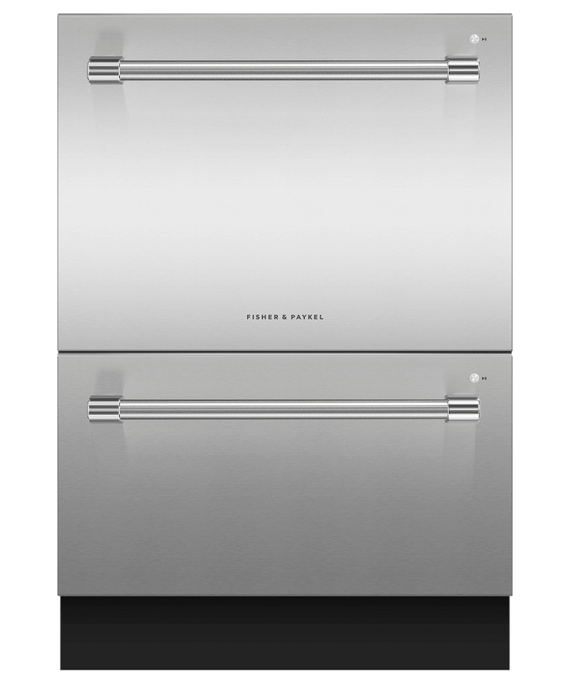 Fisher & Paykel-Stainless Steel-Top Controls Double Drawer-DD24DV2T9 DD24DV2T9N