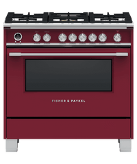 Fisher & Paykel-Red-Dual Fuel-OR36SCG6R1