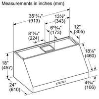 Thermador-Stainless Steel-Hood Shells-PH36HWS