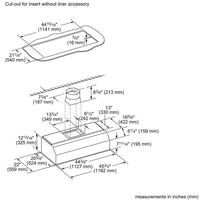 Thermador-Stainless Steel-Hood Inserts-VCIN48GWS