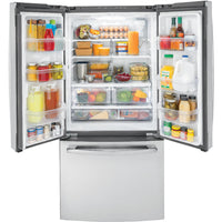 GE Appliances Black Refrigerator-GWE19JSLSS