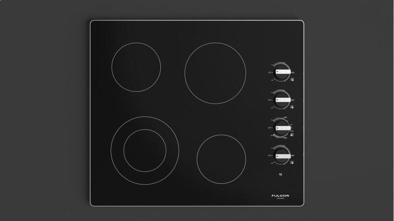 Fulgor Milano 24-inch Built-In Electric Cooktop