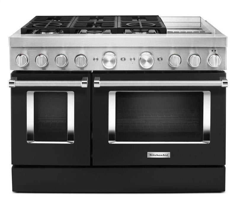 KitchenAid-Black-Dual Fuel-KFDC558JBK