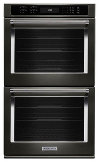 KitchenAid Black Stainless Steel Wall Oven - KODE507EBS