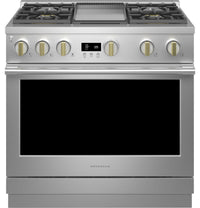 Monogram 36" All Gas Professional Range - ZGP364NDTSS