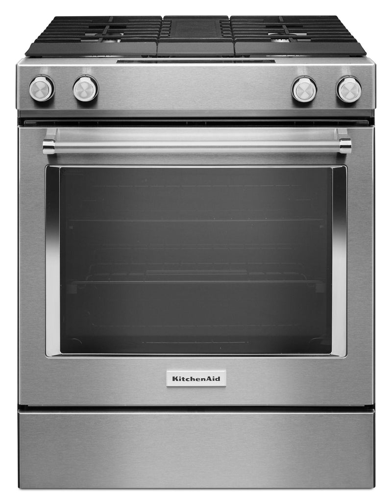 Kitchen Aid Stainless Steel Range-KSDG950ESS