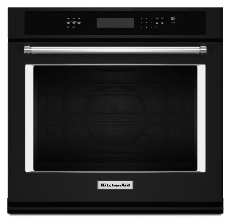 Kitchen Aid Black Wall Oven-KOSE500EBL