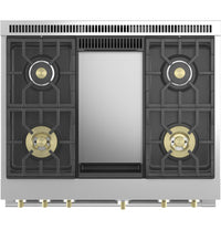 Monogram 36" All Gas Professional Range - ZGP364NDTSS
