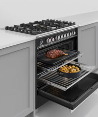 Fisher & Paykel-Black-Dual Fuel-OR36SCG6B1