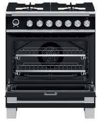 Fisher & Paykel-Black-Dual Fuel-OR30SCG6B1