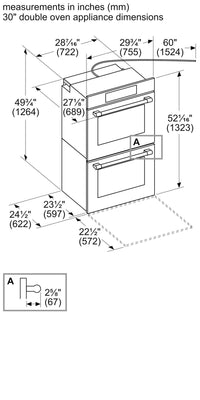 Thermador Double Oven ME302YP