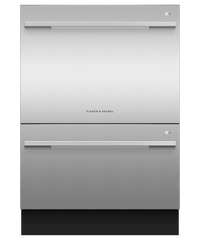 Fisher & Paykel-Stainless Steel-Top Controls Double Drawer-DD24DDFTX9N