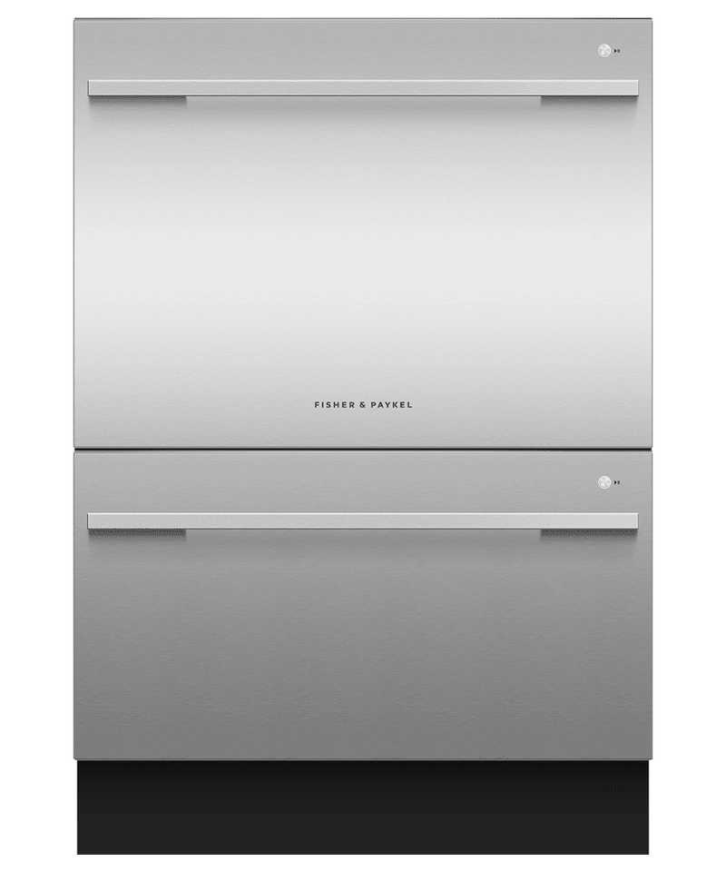 Fisher & Paykel-Stainless Steel-Top Controls Double Drawer-DD24DDFTX9N