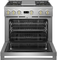 Monogram 36" All Gas Professional Range - ZGP364NDTSS