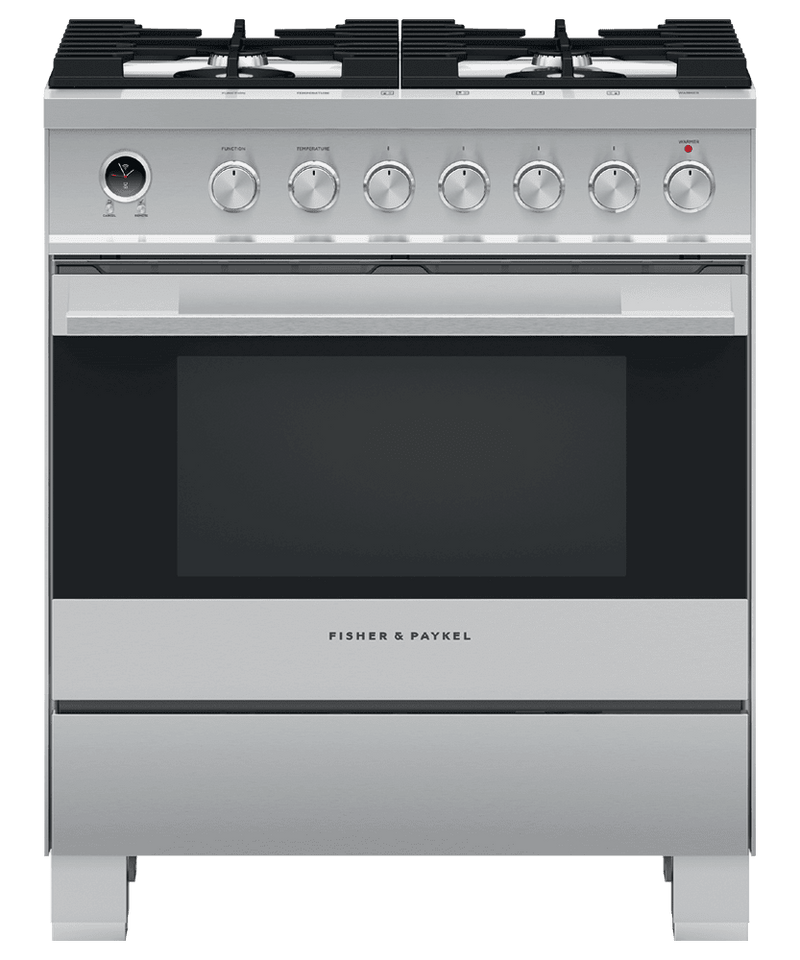 Fisher & Paykel-Stainless Steel-Dual Fuel-OR30SDG6X1