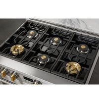 Monogram 36" All Gas Professional Range - ZGP364NDTSS