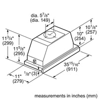 Bosch Range Hood-HUI56551UC
