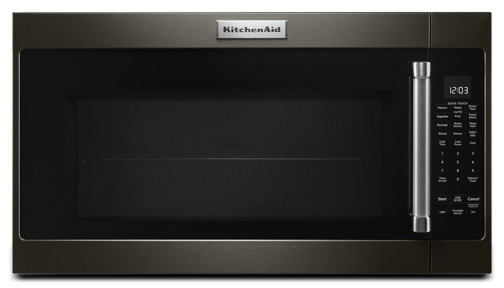Kitchenaid Black Stainless Steel Microwave YKMHS120EBS AC