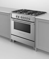 Fisher & Paykel Stainless Steel Range-OR36SCG4X1