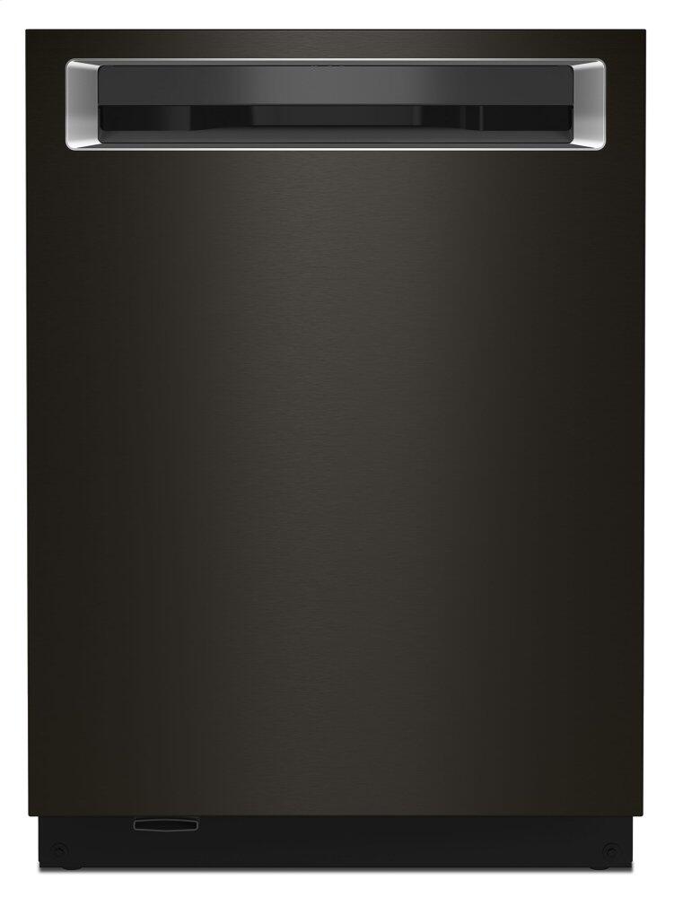 Kitchen Aid Black Stainless Steel Dishwasher-KDPM804KBS