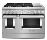 Kitchen Aid Stainless Steel Range-KFDC558JSS