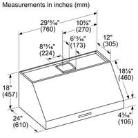 Thermador Range Hood-PH30HWS