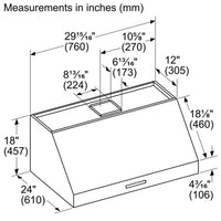 Thermador-Stainless Steel-Hood Shells-PH30HWS