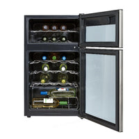 Ge Appliances Black Stainless Steel Wine Cooler-PXR03FLMFSC