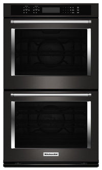 Kitchen Aid Black Stainless Steel Wall Oven-KODE500EBS