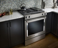Kitchen Aid Stainless Steel Range-KSDG950ESS